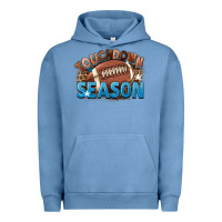 Pigment Pebble Blue touchdown season Urban Hoodie - FaDigitalArtStudio