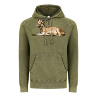 Vintage Olive Spanish Goat Vintage Hoodie - LillyAllenDesigns