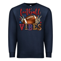 Navy Football vibes red and blue Premium Sweatshirt - HowdyJamesFarm