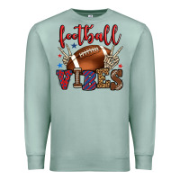 Seafoam Football vibes red and blue Premium Sweatshirt - HowdyJamesFarm