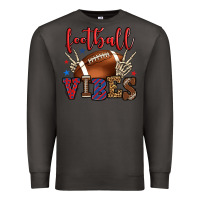 Smoke Football vibes red and blue Premium Sweatshirt - HowdyJamesFarm