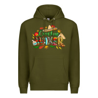 Army Green cinco de mayo coochie waxer Premium Hoodie - CowGirlArtShop