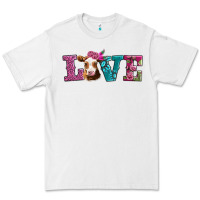 White love with guernsey cow Premium Tee - AdoDesignShop