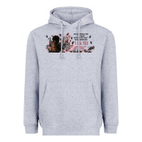 Heather Grey i am the storm with girl and butterflies Heavyweight Hoodie - TumblerDesignByShophia