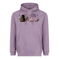 Lavender i am the storm with girl and butterflies Heavyweight Hoodie - TumblerDesignByShophia