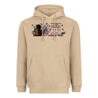 Mushroom i am the storm with girl and butterflies Heavyweight Hoodie - TumblerDesignByShophia
