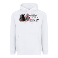 White i am the storm with girl and butterflies Heavyweight Hoodie - TumblerDesignByShophia