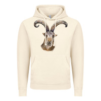 Vintage Artic spanish goat face Vintage Hoodie - LillyAllenDesigns