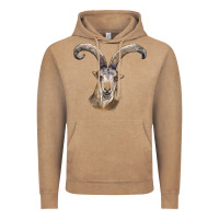 Vintage Coffee spanish goat face Vintage Hoodie - LillyAllenDesigns
