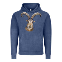 Vintage Denim spanish goat face Vintage Hoodie - LillyAllenDesigns