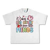 Lunar Rock it takes a big heart for shape little minds Urban Heavy Tee - MaliasSmallBusiness