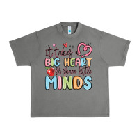 Tornado it takes a big heart for shape little minds Urban Heavy Tee - MaliasSmallBusiness