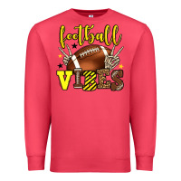 Cardinal Football vibes yellow and black team color Premium Sweatshirt - HowdyJamesFarm