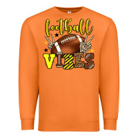 Carrot Football vibes yellow and black team color Premium Sweatshirt - HowdyJamesFarm