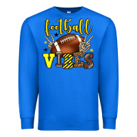 True Royal Football vibes yellow and black team color Premium Sweatshirt - HowdyJamesFarm