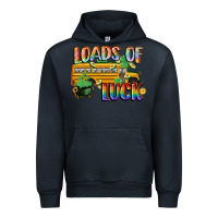 Navy Loads of luck with school bus St. Patrick's Day Urban Hoodie - FaDigitalArtStudio