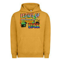 Loads Of Luck With School Bus St. Patrick's Day Urban Hoodie | Teevron