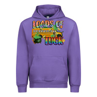 Tulip Loads of luck with school bus St. Patrick's Day Urban Hoodie - FaDigitalArtStudio