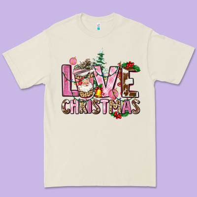 Love Christmas Premium Tee Designed By Adodesignshop