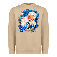 Mushroom believe winter christmas santa claus Heavyweight Sweatshirt - MaliasSmallBusiness
