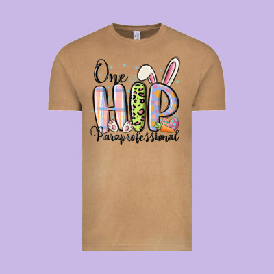 One Hip Paraprofessional Vintage Tee Designed By Maliassmallbusiness
