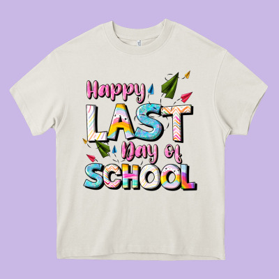 Happy Last Day Of School Heavy Core Tee Designed By Jahusdesignshop