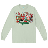 Matcha very merry office squad Long Sleeve Tee - MaliasSmallBusiness