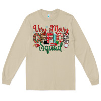 Mushroom very merry office squad Long Sleeve Tee - MaliasSmallBusiness
