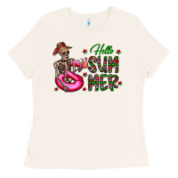 Bone hello summer Ladies Tee - CowhideDigitalArt
