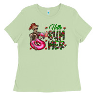 Matcha hello summer Ladies Tee - CowhideDigitalArt