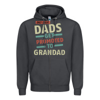Smoke Only Great Dads Get Promoted To Grandad Zipper Hoodie - Bettercallsaul
