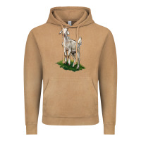 Vintage Camel Kiko Goat Vintage Hoodie - LillyAllenDesigns