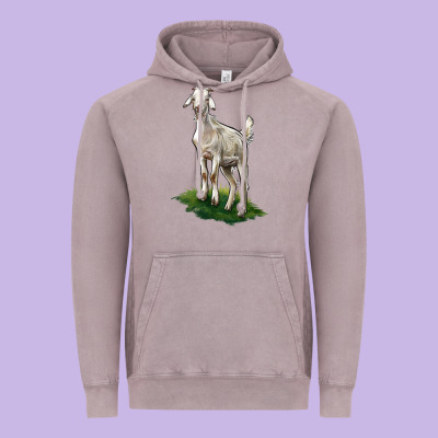 Kiko Goat Vintage Hoodie Designed By Lillyallendesigns