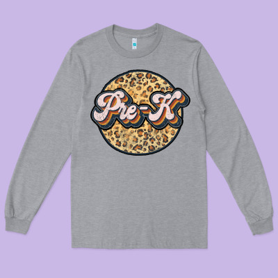 Pre K Long Sleeve Tee Designed By Jahusdesignshop