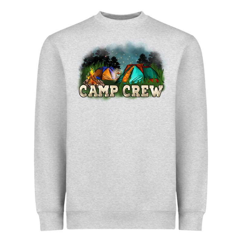 Camp Crew Heavyweight Sweatshirt by NancyCooperArtShop | Teevron