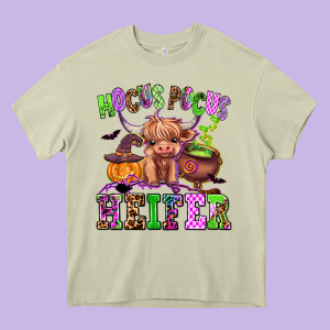 Hocus Pocus Heifer Heavy Core Tee Designed By Adodesignshop