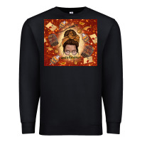 Black wizard head mom Premium Sweatshirt - TumblerDesignByShophia