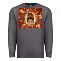 Charcoal Heather wizard head mom Premium Sweatshirt - TumblerDesignByShophia