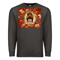 Smoke wizard head mom Premium Sweatshirt - TumblerDesignByShophia