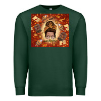 Sports Green wizard head mom Premium Sweatshirt - TumblerDesignByShophia
