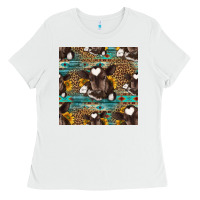 White western baby calf seamless pattern Ladies Tee - HRA Design Shop