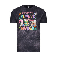 Cloud Black every favorite bunnys nurse Vintage Tee - MaliasSmallBusiness
