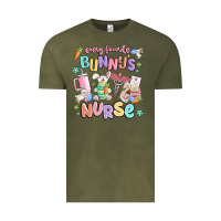 Vintage Olive every favorite bunnys nurse Vintage Tee - MaliasSmallBusiness