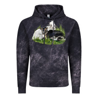 Cloud Black two baby nigerian dwarf goat Vintage Hoodie - LillyAllenDesigns