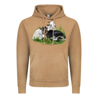 Vintage Camel two baby nigerian dwarf goat Vintage Hoodie - LillyAllenDesigns