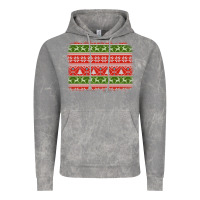 Cloud Rock knitted christmas reindeer pine tree background Vintage Hoodie - Jasminsmagicworld