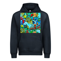 Navy boy child coffee cup and teddy bear with thunderbolts and camouflage s Urban Hoodie - BundleAndBundleShop