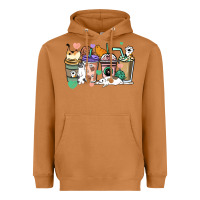 Meerkat Cat coffee cups Heavyweight Hoodie - HowdyJamesFarm