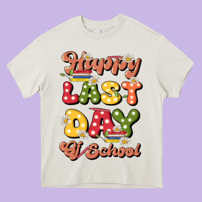 Happy Last Day Of School Heavy Core Tee Designed By Jahusdesignshop