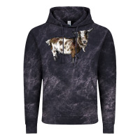 Cloud Black Nigerian Dwarf Goat Vintage Hoodie - LillyAllenDesigns